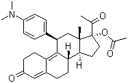 structure of CAS# 126784-99-4, Ulipristal acetate