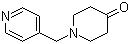 structure of CAS# 126832-82-4, 1-((吡啶-4-基)甲基-4-哌啶酮