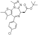 structure of CAS# 1268524-71-5, (-)-JQ-1
