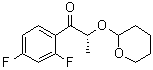 CAS 登录号：126918-17-0, (2R)-1-(2,4-二氟苯基)-2-[(四氢-2H-吡喃-2-基)氧基]-1-丙酮