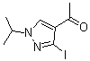CAS 登录号：1269440-49-4, 1-[3-碘-1-(异丙基)-1H-吡唑-4-基]乙酮