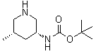 structure of CAS# 1270019-92-5, N-[(3R,5S)-5-甲基-3-哌啶基]氨基甲酸叔丁酯