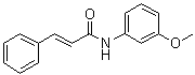 structure of CAS# 127033-74-3, (2E)-N-(3-甲氧基苯基)-3-苯基-2-丙烯酰胺