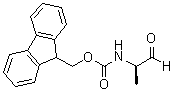 CAS 登录号：127043-32-7, N-[(1R)-1-甲基-2-氧代乙基]氨基甲酸芴甲基酯