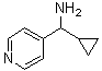 structure of CAS# 1270506-12-1, alpha-环丙基-4-吡啶甲胺
