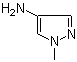 structure of CAS# 127107-23-7, 1-甲基-1H-吡唑-4-胺