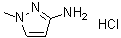 structure of CAS# 127107-29-3, 1-甲基-1H-吡唑-3-胺单盐酸盐