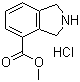 structure of CAS# 127168-90-5, 4-(甲氧羰基)异吲哚啉盐酸盐