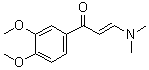 structure of CAS# 127172-22-9, 1-(3,4-二甲氧基苯基)-3-(二甲基氨基)-2-丙烯-1-酮