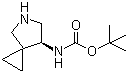 structure of CAS# 127199-45-5, (S)-7-tert-Butoxycarbonylamino-5-azaspiro[2.4]heptane