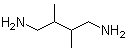 CAS # 127292-54-0, 2,3-Dimethyl-1,4-butanediamine