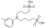 structure of CAS# 127544-88-1, N,N-双(4-磺丁基)-3-甲基苯胺