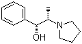 structure of CAS# 127641-25-2, (1R,2S)-1-苯基-2-(1-吡咯烷基)-1-丙醇