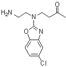 CAS 登录号：1276666-11-5, 4-[(2-氨基乙基)(5-氯-2-苯并恶唑基)氨基]-2-丁酮