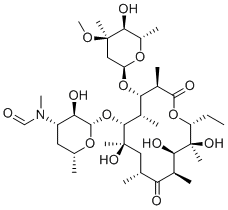structure of CAS# 127955-44-6, 红霉素 EP 杂质L