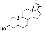CAS # 128-20-1, Eltanolone, Pregnan-3<font face=symbol>a</font>-ol-20-one, 3<font face=symbol>a</font>,5<font face=symbol>b</font>-Epimeric pregnanolone
