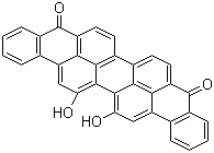 structure of CAS# 128-59-6, 16,17-二羟基蒽酮紫
