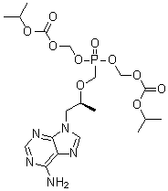 structure of CAS# 1280130-08-6, (S)-替诺福韦二吡呋酯