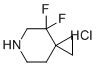 structure of CAS# 1282532-00-6, 4,4-二氟-6-氮杂螺[2.5]辛烷盐酸盐