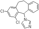 CAS # 128326-82-9, Eberconazole, (+/-)-1-(2,4-Dichloro-10,11-dihydro-5H-dibenzo[a,d]cyclohepten-5-yl)imidazole