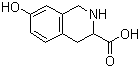 structure of CAS# 128502-56-7, L-7-羟基-1,2,3,4-四氢异喹啉-3-羧酸