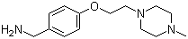 CAS # 128540-39-6, 4-[2-(4-Methyl-1-piperazinyl)ethoxy]benzenemethanamine