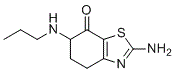 structure of CAS# 1286047-33-3, 2-氨基-6-(丙基氨基)-5,6-二氢苯并[d]噻唑-7(4H)-酮