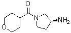 structure of CAS# 1286207-63-3, [(3S)-3-氨基-1-吡咯烷基](四氢-2H-吡喃-4-基)甲酮