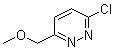 structure of CAS# 1289385-57-4, 3-Chloro-6-(methoxymethyl)pyridazine