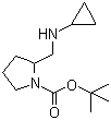 structure of CAS# 1289387-44-5, 2-[(环丙基氨基)甲基]-1-吡咯烷甲酸叔丁酯