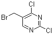 structure of CAS# 1289387-92-3, 5-(Bromomethyl)-2,4-dichloropyrimidine