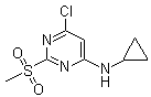 CAS 登录号：1289388-38-0, 6-氯-N-环丙基-2-(甲磺酰基)-4-嘧啶胺