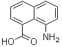 structure of CAS# 129-02-2, 8-氨基-1-萘甲酸