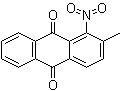 structure of CAS# 129-15-7, 2-甲基-1-硝基蒽醌