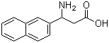 structure of CAS# 129042-57-5, DL-3-氨基-3-(2-萘基)丙酸