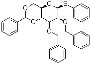 CAS # 129171-17-1, Phenyl 2,3-bis-O-(phenylmethyl)-4,6-O-(phenylmethylene)-1-thio-beta-D-glucopyranoside