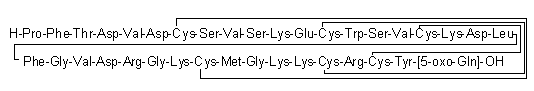 CAS # 129203-60-7, Iberiotoxin (Buthus tamulus), 4-L-Aspartic acid-6-L-aspartic acid-8-L-serine-9-L-valine-18-L-lysine-19-L-aspartic acid-21-L-phenylalanine-22-glycine-23-L-valine-24-L-aspartic acid-30-glycine-37-L-glutamine-charybdotoxin