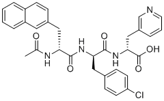 structure of CAS# 129225-22-5, AC-D-2-Nal-D-4-clphe-D-3-pal