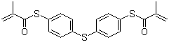structure of CAS# 129283-82-5, Bis(4-methacryloylthiophenyl) sulfide