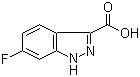 structure of CAS# 129295-30-3, 6-氟-1H-吲唑-3-羧酸