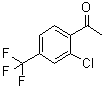CAS # 129322-81-2, 2'-Chloro-4'-trifluoromethylacetophenone, 1-[2-Chloro-4-(trifluoromethyl)phenyl]ethanone
