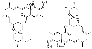 structure of CAS# 129496-10-2, 米尔贝肟
