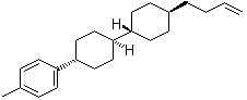 structure of CAS# 129738-42-7, 1-[(trans,trans)-4'-(3-Butenyl)[1,1'-bicyclohexyl]-4-yl]-4-methyl-benzene