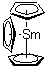structure of CAS# 1298-55-1, Tris(cyclopentadienyl)samarium