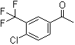 structure of CAS# 129825-11-2, 4'-Chloro-3'-(trifluoromethyl)acetophenone