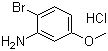 structure of CAS# 129968-11-2, 2-溴-5-甲氧基苯胺盐酸盐