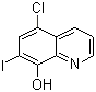 structure of CAS# 130-26-7, Clioquinol