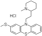 structure of CAS# 130-61-0, Thioridazine hydrochloride