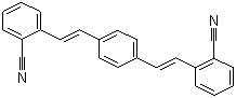 structure of CAS# 13001-40-6, 1,4-Bis(4-cyanostyryl)benzene