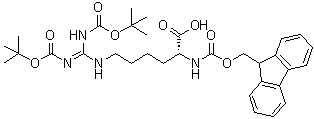 structure of CAS# 1301706-40-0, (3R)-3-Carboxy-9-[[(1,1-dimethylethoxy)carbonyl]amino]-13,13-dimethyl-11-oxo-12-oxa-2,8,10-triazatetradec-9-enoic acid 1-(9H-fluoren-9-ylmethyl) ester